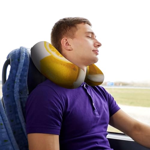 Almohada viscoelástica para viaje U 30x25 cm miniatura 7