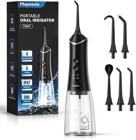 Water Flosser for Teeth, Cordless Water Pick Oral Irrigator with ...