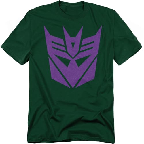 Popfunk Transformers Decepticon Logo T-Shirt (X-Large) Hunter Green