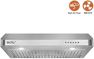 BV Range Hood - 30 Inch 900 CFM Under Cabinet Seamless Stainless Steel