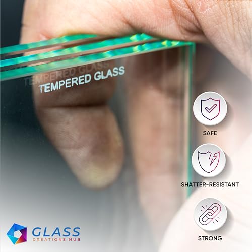 image for Glass Creations Hub Custom Cut to Size Glass - 1/8