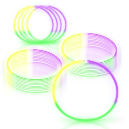 Colliers fluorescents de 55cm pour vos fêtes d'été et soirées camping