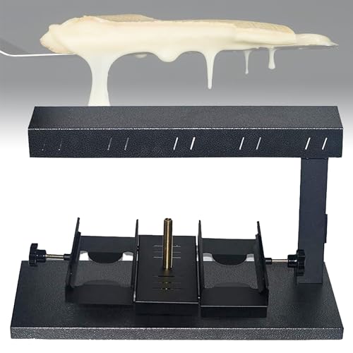 Fusor De Queso Comercial De 750 W, Fusor Eléctrico De Parrilla De Queso Raclette Con área De Calentamiento Doble, Calentador De Queso De Encimera De Fusión Rápida 40s Para Cantina De Restaurante