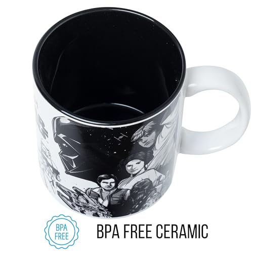 Silver Buffalo Star Wars Collage Jaba Boba 20oz Ceramic Mug by Silver Buffalo - Used condition - Image 3