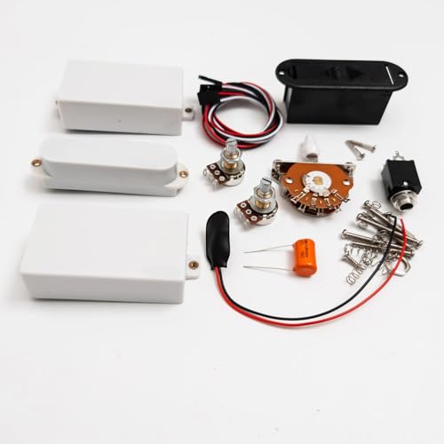 Active HSH - Juego de pastillas para guitarra eléctrica – Humbuckers estilo 81 85 y bobina única con...
