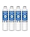 Waterdrop DA29-00020B Refrigerator Water Filter, Compatible with Samsung DA29-00020B, DA29-00020A, HAF-CIN/EXP, 46-9101, Standard, Pack of 4