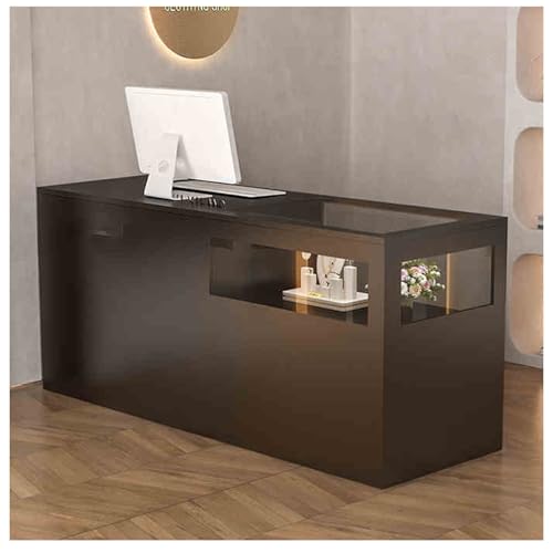 Elegante escritorio versátil A1 con cajones, diseño funcional para salones de belleza, hogar y oficina. Dimensiones: 89,9 x 60 x 89,9 cm. Mueble de trabajo elegante