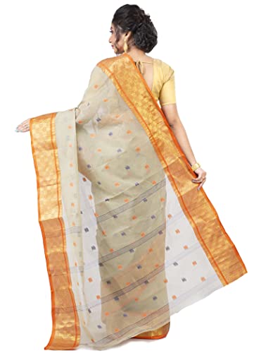 Image of Woven Tangail Pure Cotton Saree