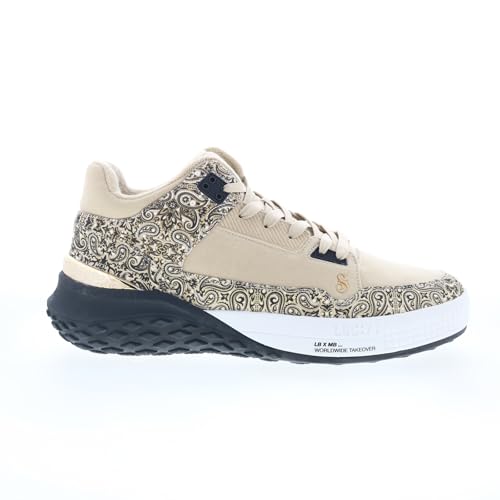 Skechers - Mens Snoop Dogg: Sizzle - Buckets Western Sneakers, Color Natural, Size: 9.5 M US2