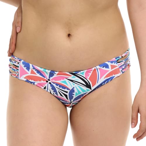Bas de bikini Body Glove Rosalia imprimé palmier de Miami maillot 34