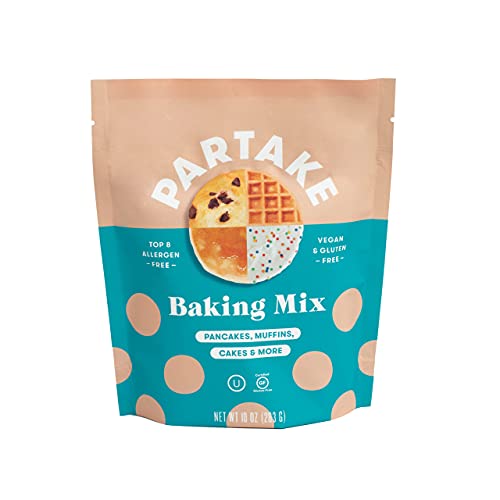 Partake Foods 5-In-1 Baking Mix – 6 Count Pack | Vegan & Gluten Free Baking Mix | Dairy Free, Nut Free, Egg Free, Wheat Free, Soy Free, Fish Free | Allergy Friendly | Pancake Mix, Cake Mix, Waffle Mix, Muffin Mix & More - Thumbnail 2