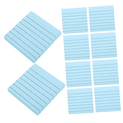 Bloc-notes autocollants Homoyoyo anti-bavure | 20 pièces de papier écrit portable épais