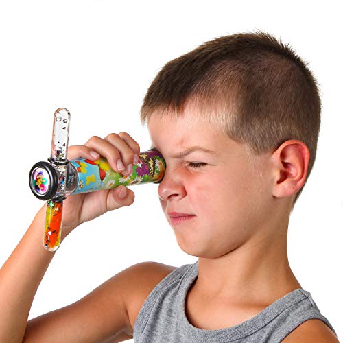 Playlearn Kaleidoscope Glitter Wand - 6 Inch Scope with 5 Inch Glitter Wand (Pleasure Ground) - Thumbnail 3