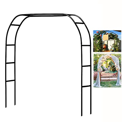 Arche de jardin en métal extra haute 280x220 cm dotée de bases de stabilité stables