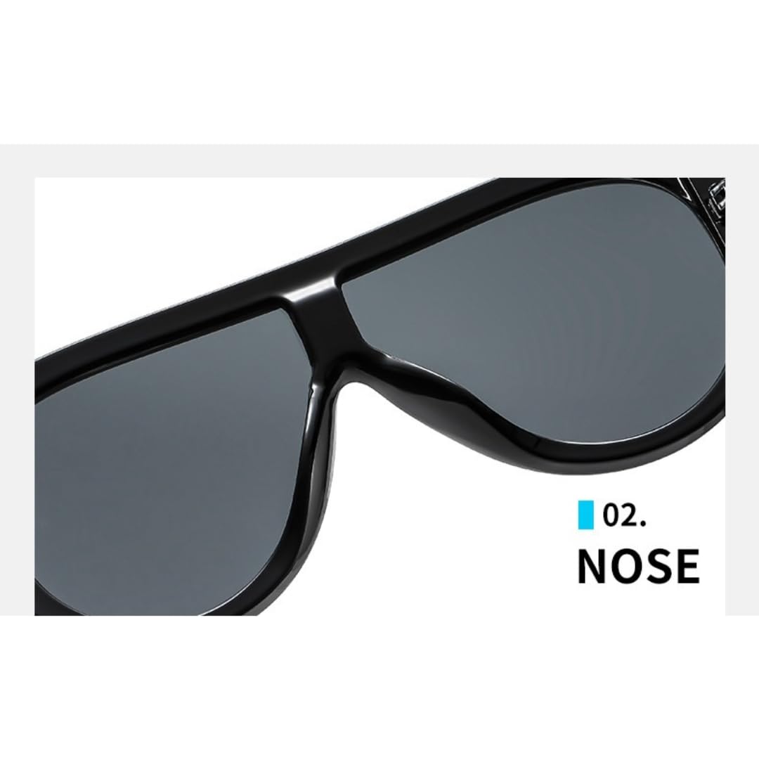 Okulary przeciwsłoneczne Retro Oversized Square damskie modne luksusowe jednoczęściowe gradientowe pilotki piaskowe klasyczne grube
