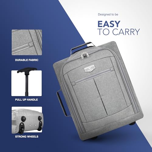 Juego de maletas de viaje LUGG Jetset de 3 piezas con carcasa rígida y cierre TSA 5