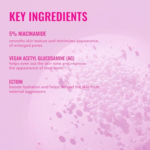Good Molecules 5% Niacinamide Serum with Ectoin - Ultra Hydrating Serum to Target Enlarged Pores and Blemishes - Moisturizing, Pore Minimizer for Face - Skin Care 30ml
