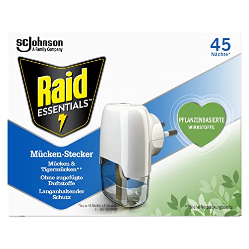 5x Raid Mücken Stecker Nachfüller Für Ca. 45 Nächte Mückenfrei