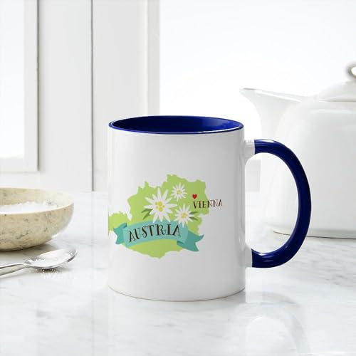 Taza de cerámica CafePress 11 oz blanco miniatura 6