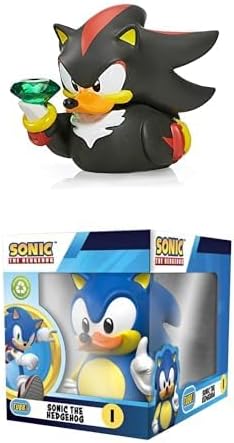 TUBBZ Boxed Edition Bundle Shadow and Sonic Collectible Vinyl Rubber Duck Figure - Official Sonic The Hedgehog Merchandise - Action TV, Movies & Video Games