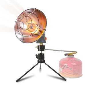 Portable ISO-Butane/Propane Heater 3 Forms 2 Fuels With Adjustable Head For Outdoor, fishing, camping
