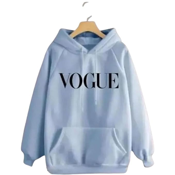 Printed Hoodie for Women | Soft Cotton Blend Sweatshirt | Stylish Winter Wear with Hood & Kangaroo Pocket | Casual Fashion Hoodie-image-11