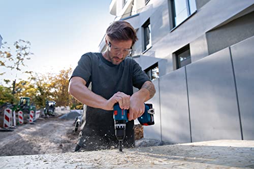Miniatura 5 de Bosch Professional 18V System taladro con percusión a batería GSB 18V-45 (velocidad de giro 1900 rpm, incl. 2 baterías de 2.0Ah, accesorios, GAL 18V-20, L-Case) – Set exclusivo de Amazon