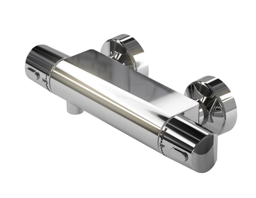 VIGOUR Aufputz-Brause-Thermostat derby Safe-Tec ohne Brausegarnitur verchromt | DETB