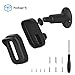 COOLWUFAN Anti-Theft Doorbell Mount with Adjustment (35 to 135 Degree) Function, Video Doorbell Mount for Apartment, Home, Business, No-Drill & Easy to Install（Patent Pending） (Pure black)