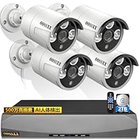 Amazon.co.jp: 【最強翌日配送・4K800万画素録画機・AI人体検知