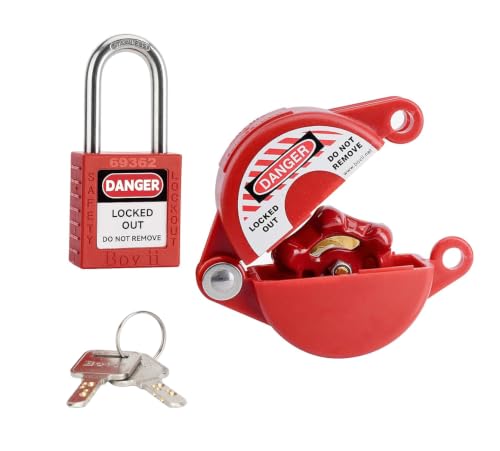 Water Spigot Lock Faucet Lock with Padlock for Hose Bib Valve