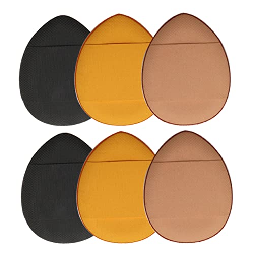 WOFASHPURET 6Pcs Mini Makeup Puff Soft Facial Powder Puff with Strap for Liquid and Dry Powder Application Washable Cosmetic Tools for Daily Use