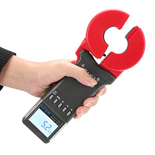 Etcr2100A+ Digital Clamp Ground Earth Resistance Tester Meter 0.01Ω-200Ω #TOP2