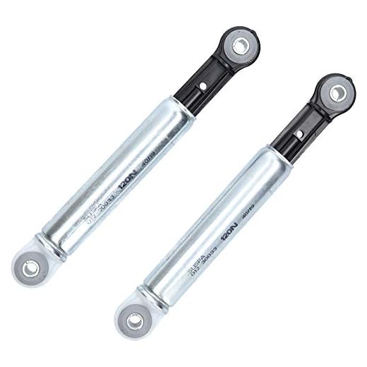 Kenekos - Stoßdämpfer für Waschmaschine, SUSPA 012 120N. Alternativer Stoßdämpfer kompatibel mit Miele Waschmaschinen der W700, W800, W900 Serie. Ersetzt 4500826, und Bauknecht/Whirlpool 481246648001.