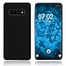 Produktbild PhoneNatic Case kompatibel mit Samsung Galaxy S10 Plus - schwarz Silikon Hülle matt Cover