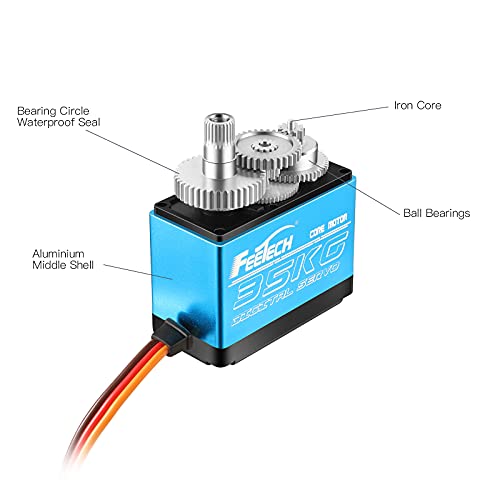 Feetech FT5330M 35Kg Servo Motor 7.4V High Voltage Waterproof High Torque Rc Servo Full Metal Gear Digital Servo thumb #2