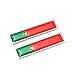 1Pair National Flag Stickers en métal Multi Usage Drapeau de pare-chocs Chrome Décalcomanie Creative Flag Emblem Stickers (Portugal) Produits électroniques