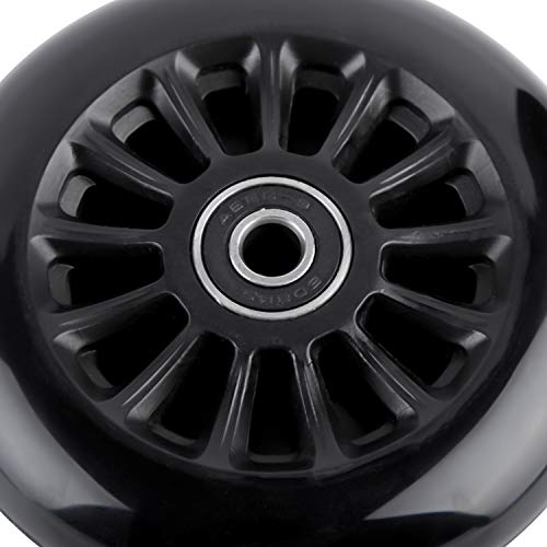 Aowesm Easy Roller Polyurethane Replacement Wheels For Classic Drifter Junior New Twist On A Classic Scooters - Set Of 3 (Black) #TOP7