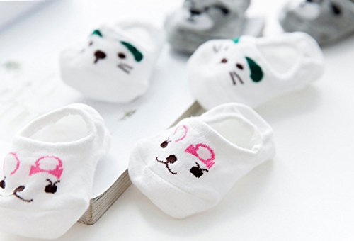 Unisex Kids Cute Low Cut No Show Socks Summer Boat Socks(Pack of 3)2