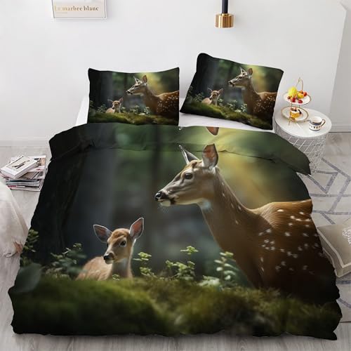 Housse couette en microfibre douce avec fermeture éclair pratique