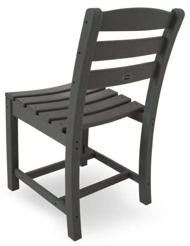 Polywood Td100Gy La Casa Café Dining Side Chair, Slate Grey #TOP2