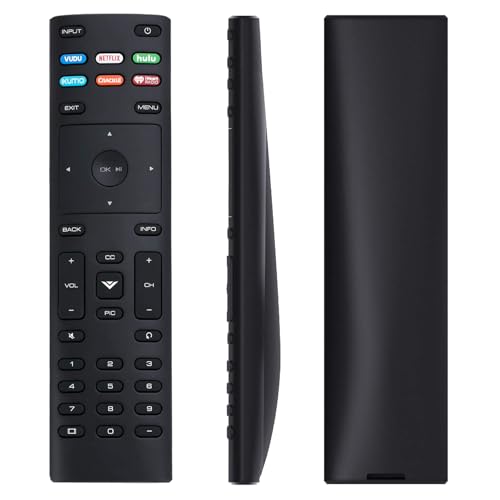XRT136 Remote Replacement for All Vizio TV D24f-F1 D32f-F1 D43f-F1 D50f-F1 P75-E1 E43-E2 E50-E1 E50x-E1 E55-E1 E55-E2 E60-E3 E65-E0 E65-E1 E65-E3 E70-E3 D24h-G9 D40f-G9 D50x-G9 V505-G9 PQ65-F1 E43-F1