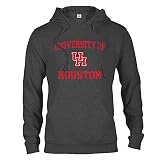 Sport Your Gear Officially Licensed Houston Cougars UH Retro Distressed Vintage Adult Pullover Hoodie Sweatshirt Large