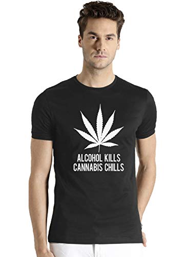 Image of ADRO Men's Solid Regular Fit T-Shirt