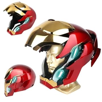 motorcycle helmet iron man