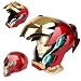 Iron-Man MK 50 Casque Portable 1:1 – Voix, Tactile et RC avec Yeux LED, Effets sonores réalistes, Dos et Oreilles Mobiles, Parfait pour Le Cosplay et Les Figurines de Collection pour Adultes et