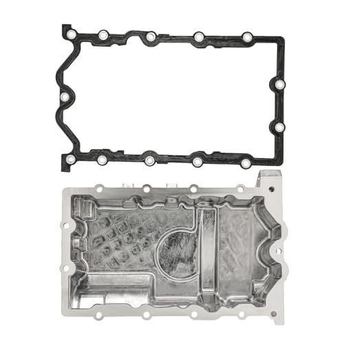 Image of KAX Engine Oil Pan Compatible with 2002-2008 Mini Cooper | 264-563 with Drain Plug & Gasket Fit for 2002-2006 Cooper 2007-2008 Cooper 1.6L /1.6T