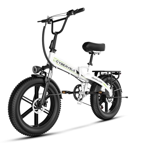 Image of 1000W Folding Electric Bike, 48V 20.8AH Large Removable Battery E-Bike, 30+MPH, 80 Miles Max Range, 20 inch Fat Tire Electric Bike for Adults, Adult Electric Bicycles for Commute