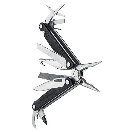 LEATHERMAN, Charge Plus Multitool with Scissors and Premium Replaceable Wire Cutters, Stainless Steel