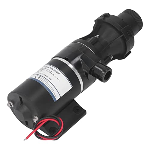 Itonash Abwasser Pumpe, Alle Kupfer Motor Geräuscharm Hohe Leistung mit Macerator und Mehreren Sicherheits Schutz, für RV Marine Boots Toilette Landwirtschaft Liche Bewässerung (DC24V)